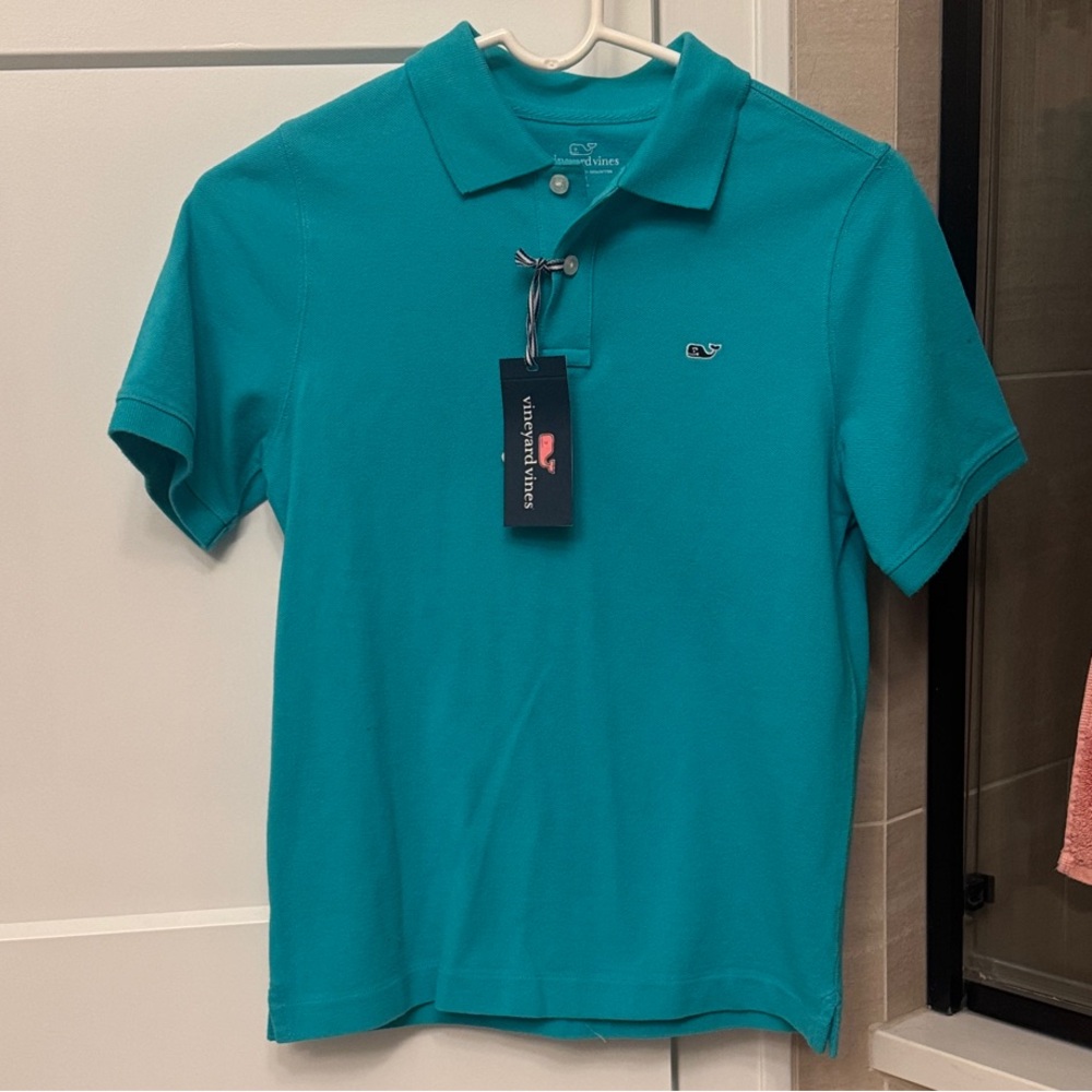 Vineyard Vines Aqua Polo Shirt